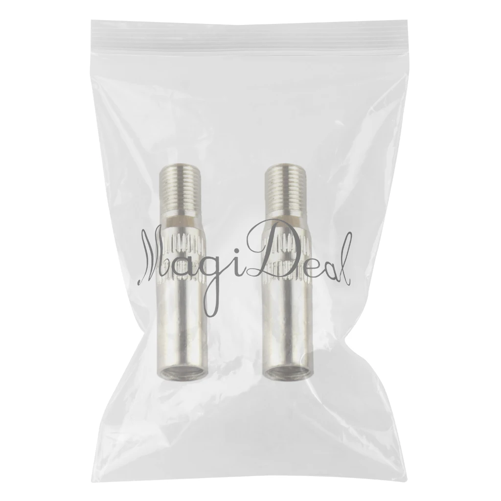 2 Pieces 39mm Vehicle Copper Tyre Valve Extension Cap for Left, Right, Front, Rear Tires Car Bike Motorcycle Replacement