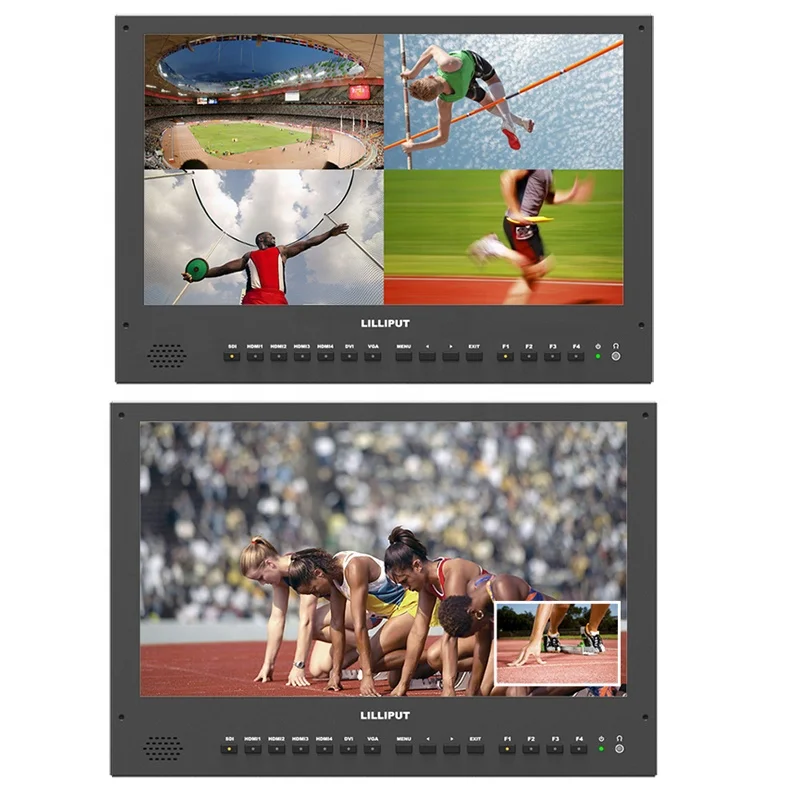 LILLIPUT Новый 15 6 дюймовый экран 3840x2160 4x4K HDMI 3G SDI Радионяня и выход с HDR 3D LUT Цветовая