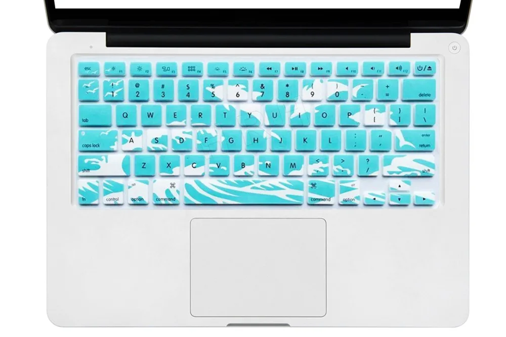 Силиконовая Мягкая наклейка чехол для клавиатуры защитная пленка Apple Macbook Air Pro