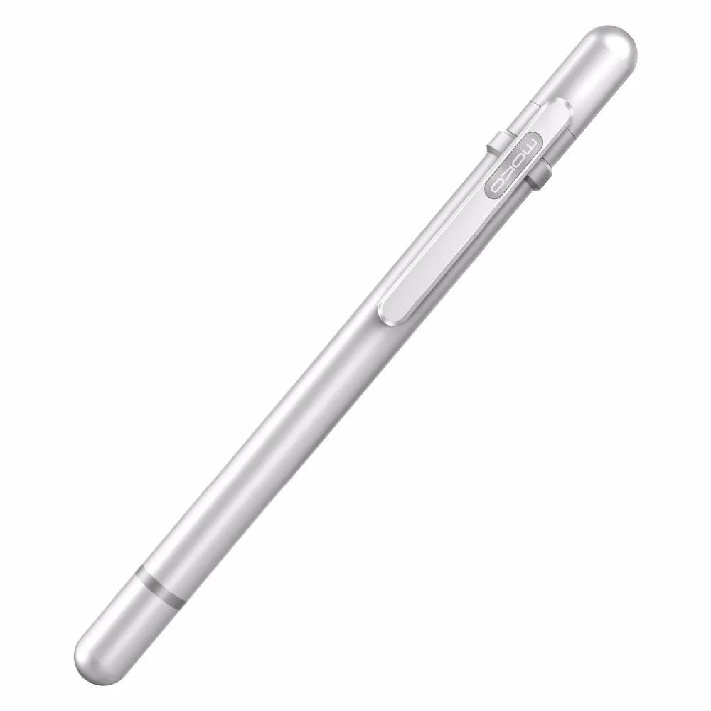 Алюминиевый Чехол для карандашей MoKo, совместимый с Apple Pencil, Встроенный зажим, магнитный наконечник, держатель крышки подходит для Apple iPad Pro Pencil