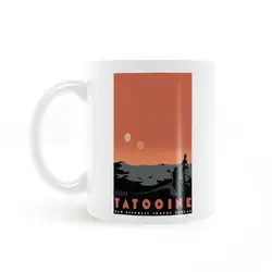 Посетите Tatooine кофейная кружка керамическая чашка креативные подарки 11 унц.. GA1462