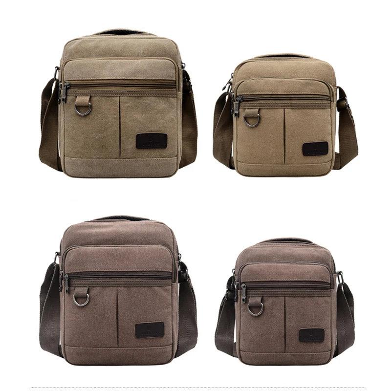 Litthing 2019 الصلبة الرجال صغيرة Bolso هومبر Crossbody أكياس للرجال جودة سستة السفر حقائب كتف الذكور