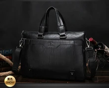 Nouveau 2016 de luxe sacs sacs à main de marque hommes d’affaires d’ordinateur portable D’épaule sac Casual en cuir véritable Hommes sac à main porte-documents