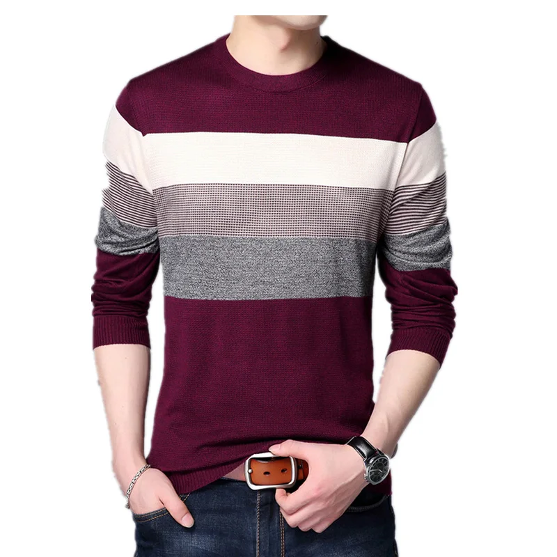 FGKKS Fashion Brand Sweater Men Top 2018 Autumn Winter Mens Sweaters Slim Fit Pullover Men Classic Knitwear Pull Homme Sweater