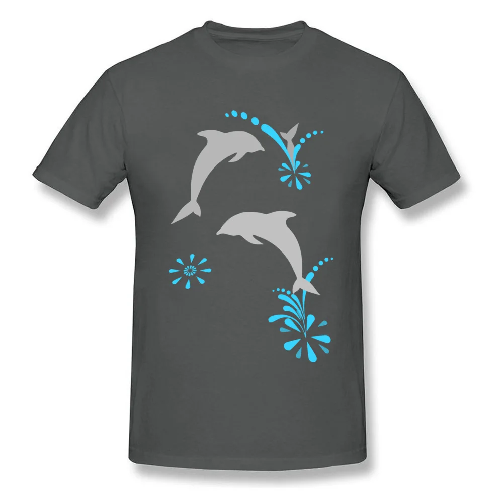 Company Adult T-Shirt Crew Neck Short Sleeve 100% Cotton Dolphins Joy T Shirt Family Tops T Shirt Free Shipping Dolphins Joy carbon