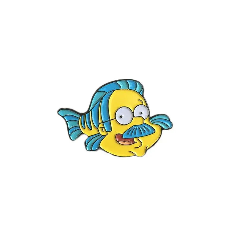 

Fabulous NED FLOUNDERS ENAMEL PIN