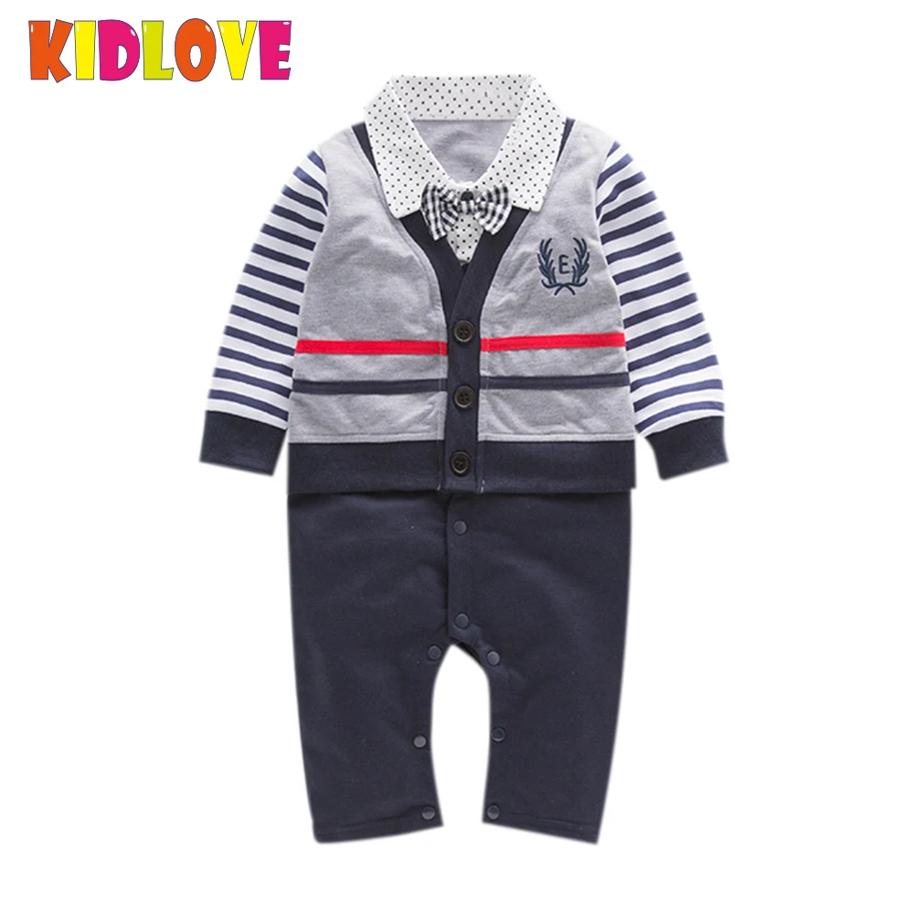 KIDLOVE Lovely soft cotton baby boy wearing long sleeves with a