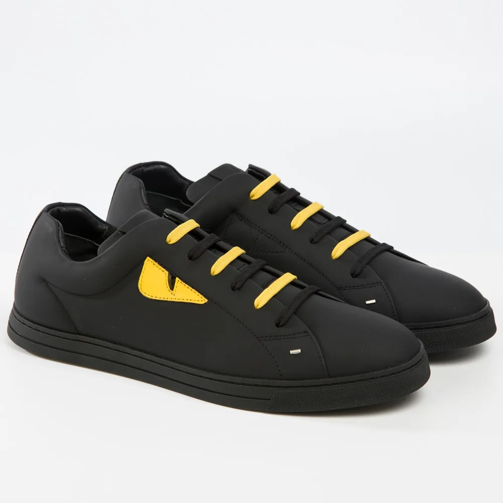 

European men's shoes leather shoes, men's Korean version trend shoes Pure color leather shoes