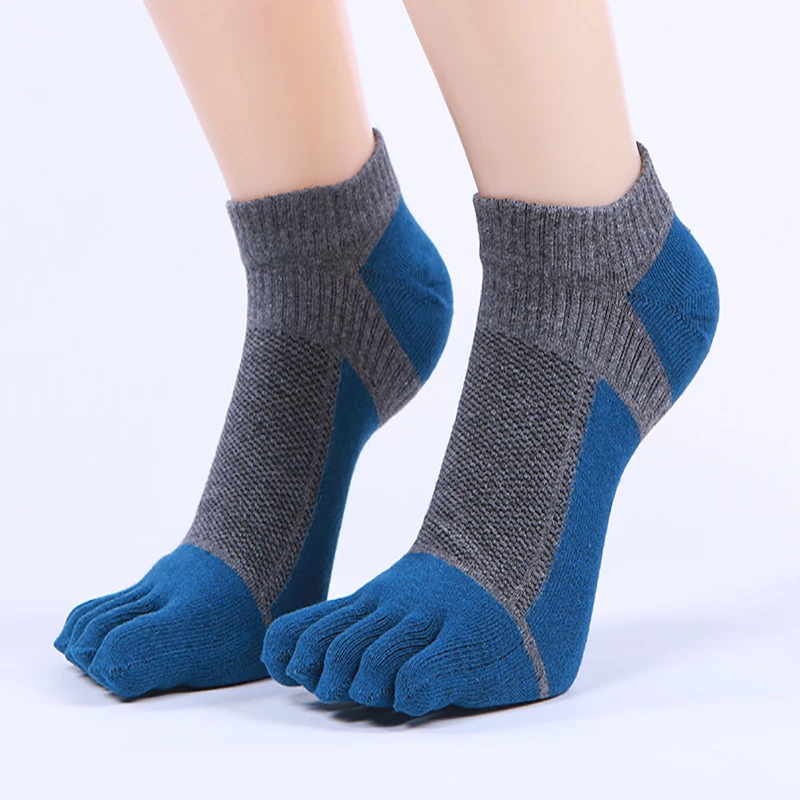 

3Pairs Men Socks High Quality Cotton Five Finger Socks Casual Toe Socks Breathable Calcetines Ankle Fashion Socks