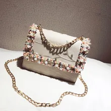 Маленькая женская сумка, модная винтажная кожаная сумка-мессенджер на цепочке, женские повседневные кошельки и сумки, сумки через плечо, bolsos muje