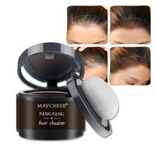 Тени для волос порошок Волшебные пушистые волосы линия Тени Макияж тонкие волосы унисекс мгновенное естественное покрытие с слоеным и зеркалом