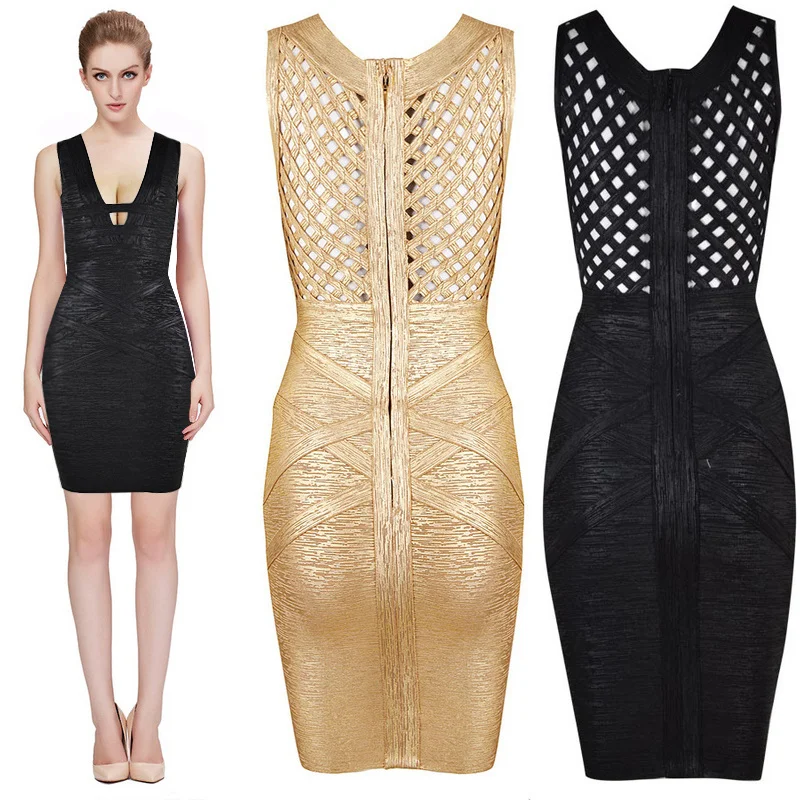 Metallic Gold Dress