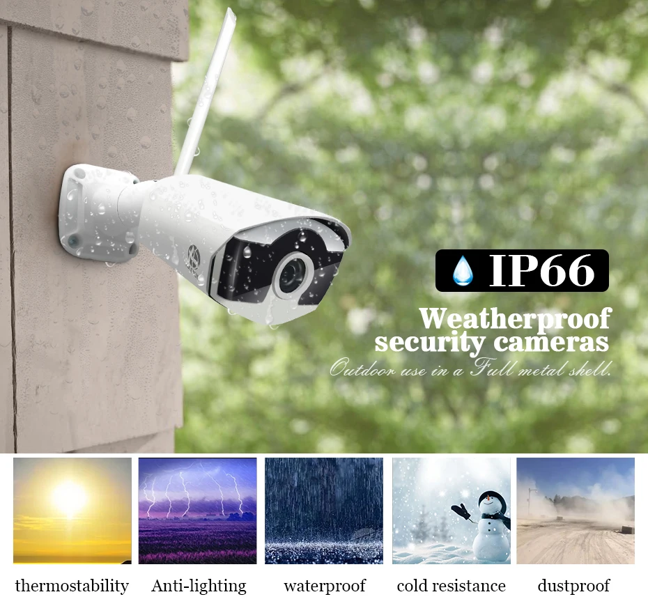 Беспроводной CCTV Системы 1080P 1 ТБ 2 ТБ HDD 2MP 4CH NVR POE IP IR-CUT наружного видеонаблюдения Камера IP безопасность Системы комплект видеонаблюдения H.265