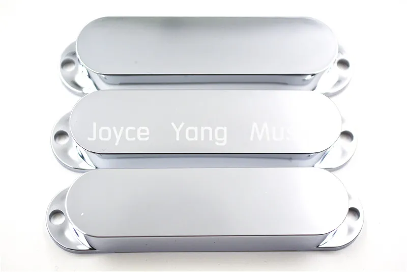 

Niko Reflective Silver No Hole Closed Single Coil Pickup Covers For ST/TL Style Electric Guitar Free Shipping Wholesales