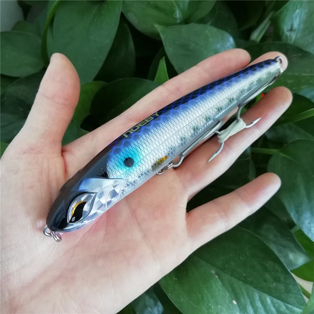 

Noeby High Quality 5pcs Stick Fishing Lure 11.5cm 56g Sinking Pencil Long casting Shad Minnow Artificial Bait Pike Lures