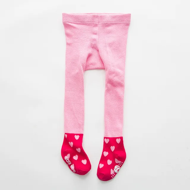 0 3T New Cotton Knitting Baby Tights Infant Girls Boys Cartoon Non Slip