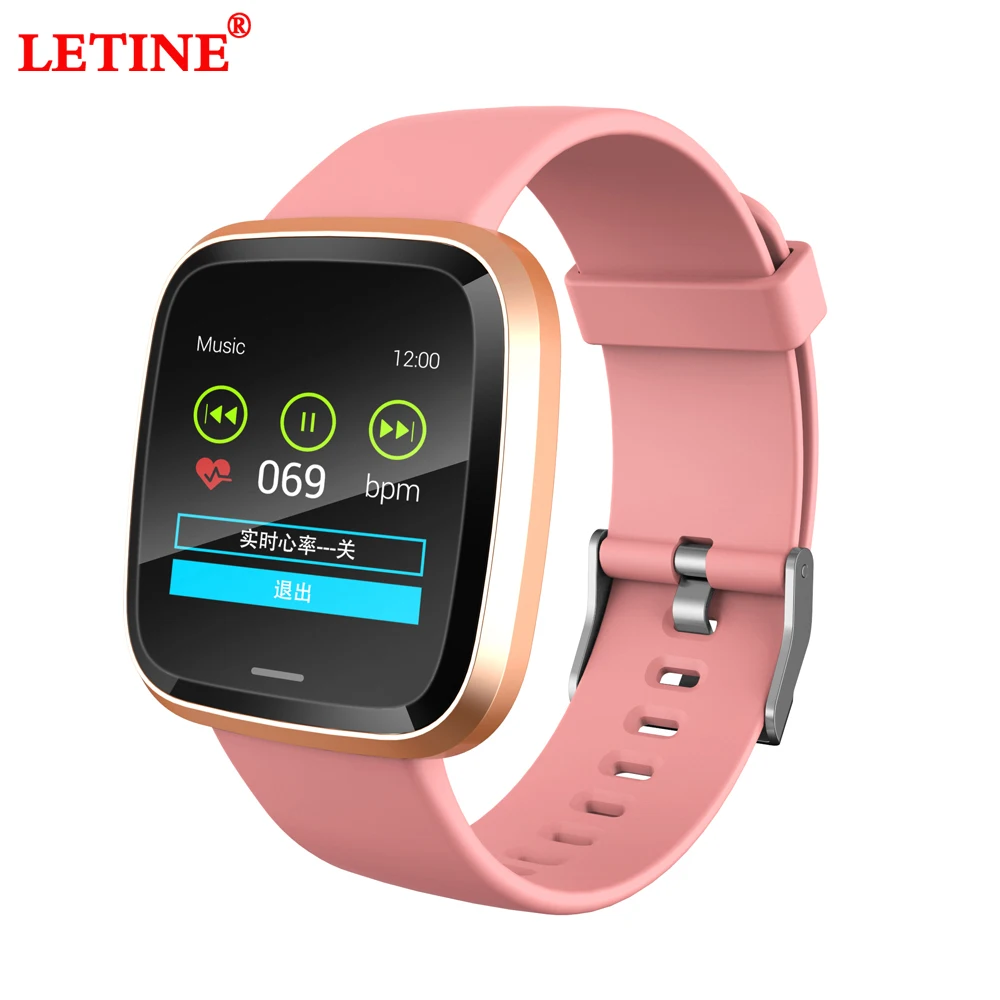 

G-sensor Parameter Smart Bracelet IT116 IP67 Waterproof Heart Rate Blood Pressure Monitoring Weather Information Smart Band