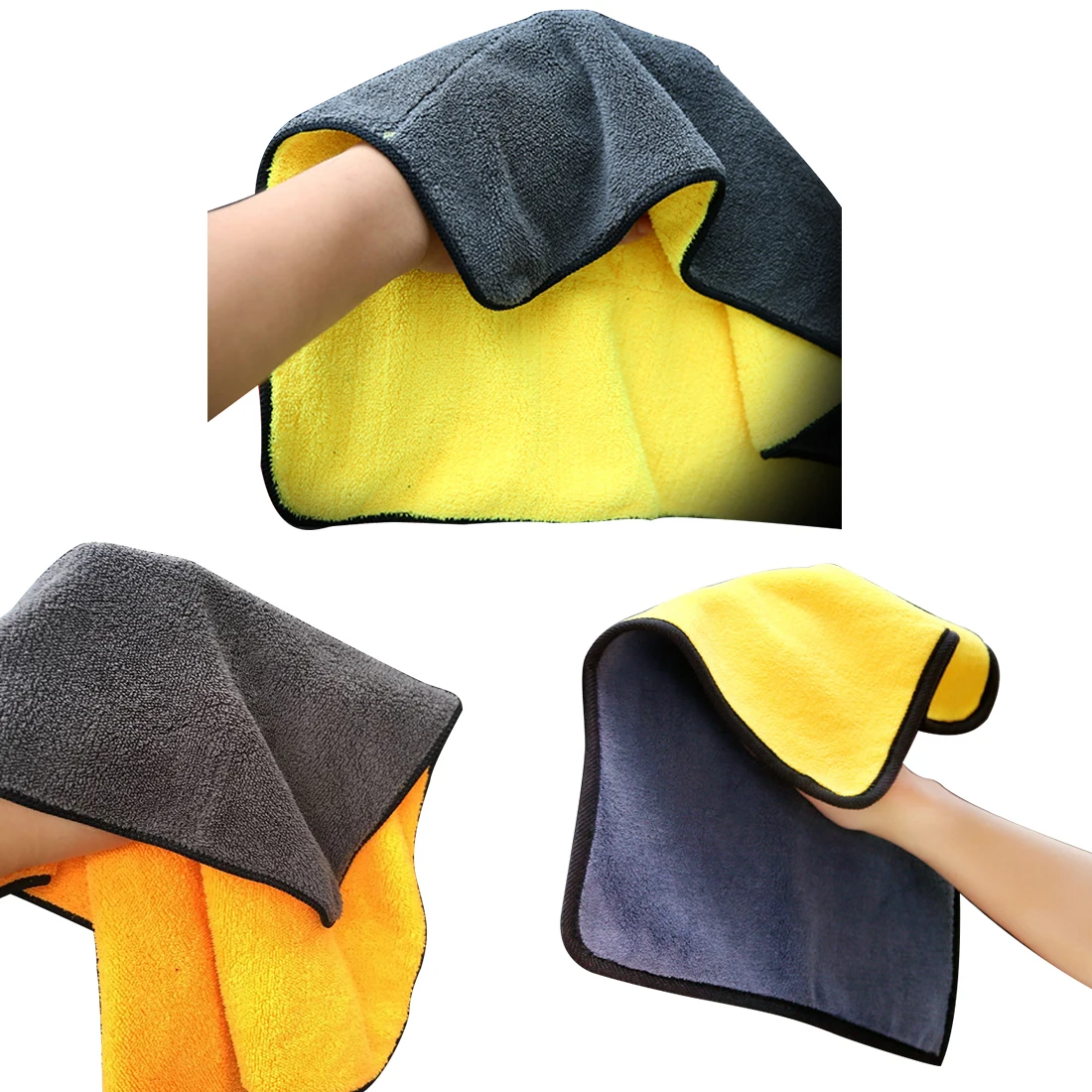 Dewtreetali size 30 * 30cm car wash with microfiber towel drying