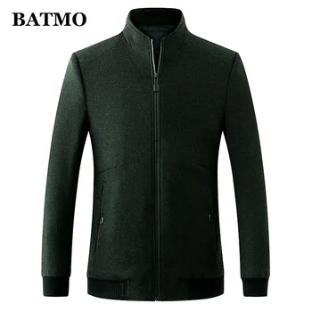 

BATMO 2019 new arrival winter high quality wool thicked jackets men,men's warm parkas,plus-size AL45
