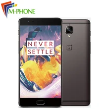 Оригинальный oneplus 3 т A3010 мобильный телефон Snapdragon 821 6 ГБ Оперативная память 64 ГБ Встроенная память 5.5 дюймов 16MP Камера отпечатков пальцев ID NFC 4 г LTE смартфон