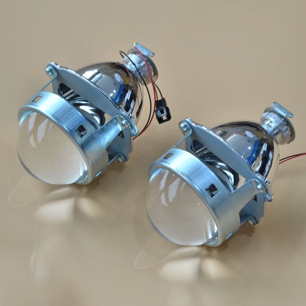 

New 3 Inches WST Bi Xenon Projector Lens Using H1 xenon lamp Easy Install for Most Cars Headlight Retrofit Metal Type