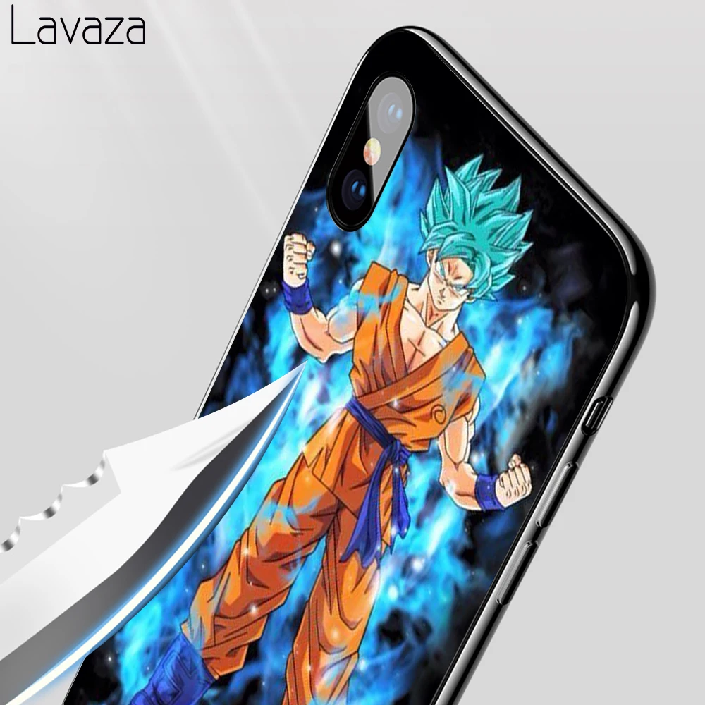 Чехол Lavaza Dragon Ball Z Super DBZ Goku из закаленного стекла для Apple iPhone 6 6s 7 8 Plus X 5 5S SE XS 11 Pro Max XR