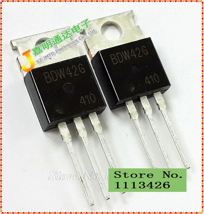 

Free shipping 10pcs/lot BDW42G BDW42 NPN Darlington new original