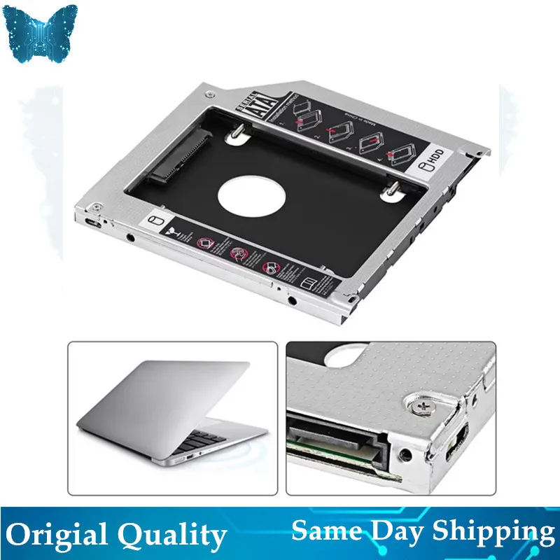 5 шт./лот Новый 2nd HDD Caddy 9 мм SATA 3 0 SSD корпус для Macbook Pro Unibody 13 &quot15&quot 17 &quotA1278 A1286 A1297