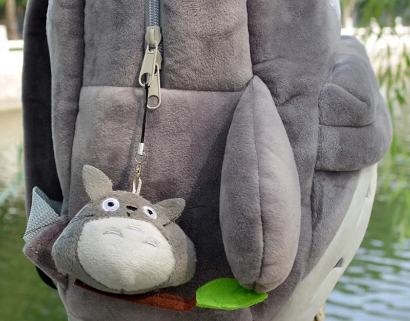 Totoro Children Backpack Plush Baby School Bag Teenagers Shoulder Bag Kid Hayao Miyazaki Toys Boy Girl Schoolbags Mochila BP0175 (5)