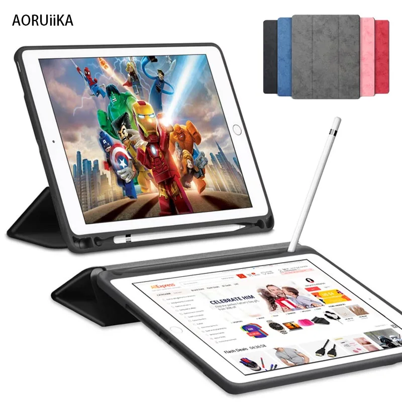 Smart Case with Pencil Holder for iPad Pro 10.5 , Slim Full Body