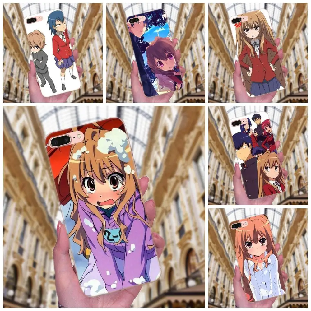 Чехлы из мягкого ТПУ для Huawei P7 Honor 4C 5A 5C 5X 6 6C 6A 6X 7 7X 8 9 V8 V10 Y3II Y5II Y6II G8 Play Lite аниме Toradora |