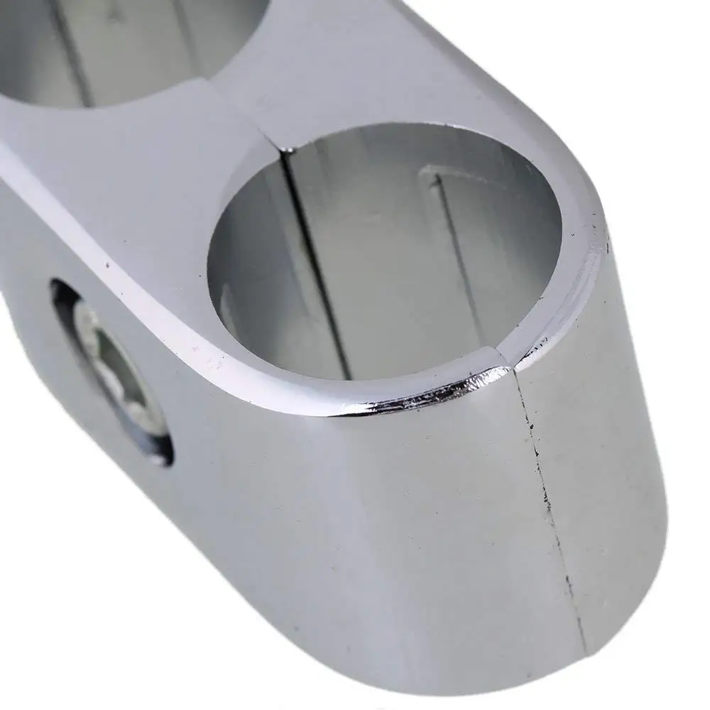 Silver-Double-Hole-67x25mm-Tube-Clamp-Pipe-Aluminium-Alloy-Display-Fittings-Drying-Rack-2-Port-Connector (3)