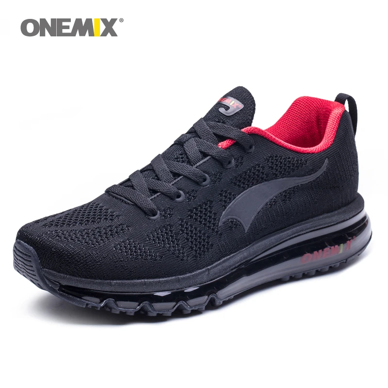 ONEMIX 2018 Air Cushion zapatillas de correr para hombre música ritmo mejorado suave desodorante plantilla para correr al aire 1118B|Zapatillas de correr| - AliExpress