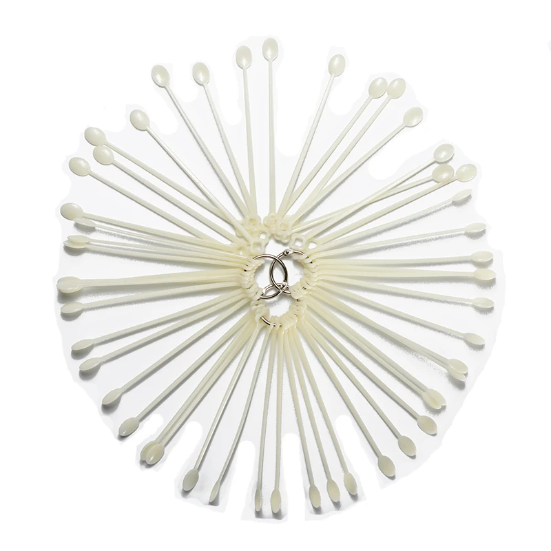 50 шт. ложка цветная карта накладные ногти Типсы лак для ногтевого дизайна УФ гель