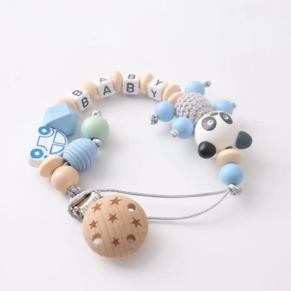1pc Pacifier Clip Bear Shape Car Wood Beads Personalized Nurse Gifts Bink Clip BPA Free Wooden Teething Toys Pacifier Chain 1pc Pacifier Clip Bear Shape Car Wood Beads Personalized Nurse Gifts Bink Clip BPA Free Wooden Teething Toys Pacifier Chain