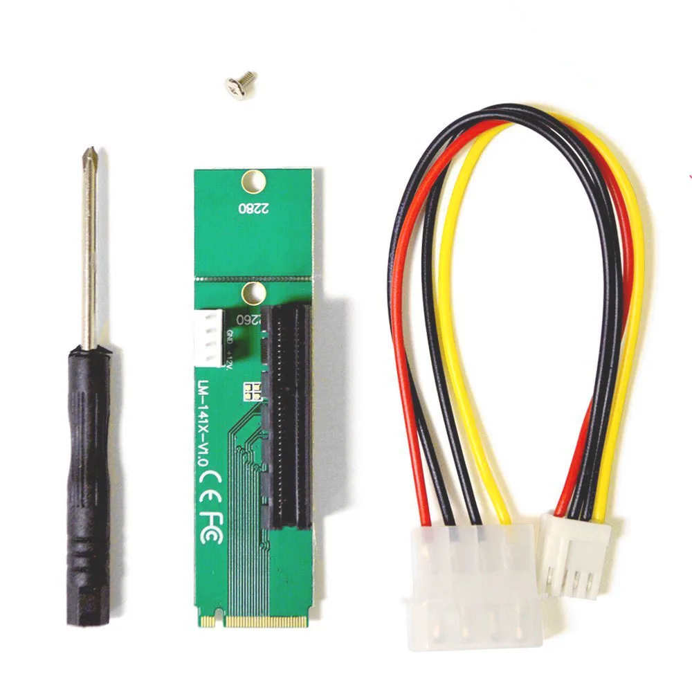 1 упаковка NGFF к PCI E переходная карта M.2 порты PCIE Расширительная X4 адаптер слота для