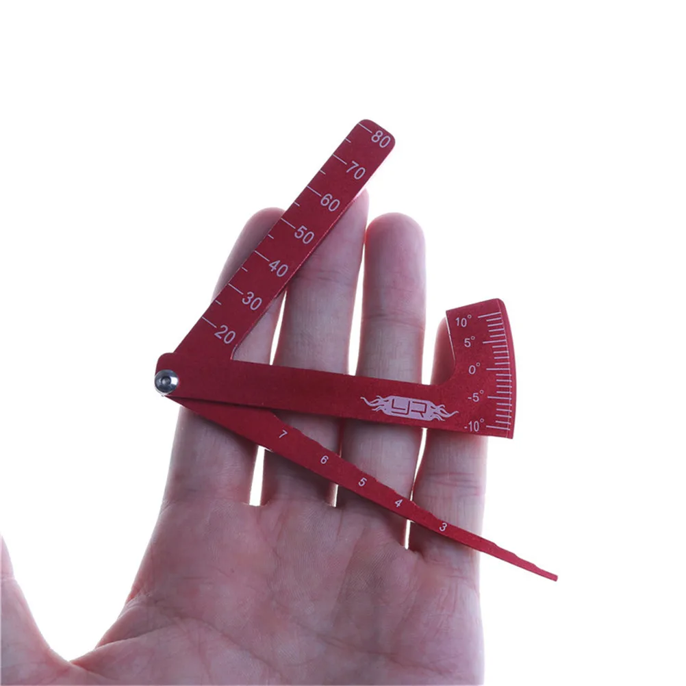 Adjustable Ruler Measure RC Car Height & Wheel Rim Camber For 1/10 1/8