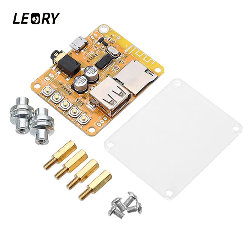 

LEORY APP Control Wireless Bluetooth Audio Power Amplifier Receiver Board Mobile Phone Bluetooth 4.2 Audio Amplifier Module