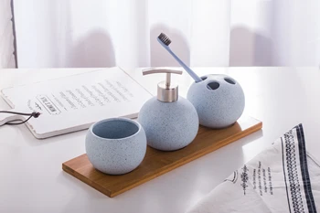 

Ceramic sanitary ware suit bathroom articles wash gargle marriage birthday gift toothbrush cup
