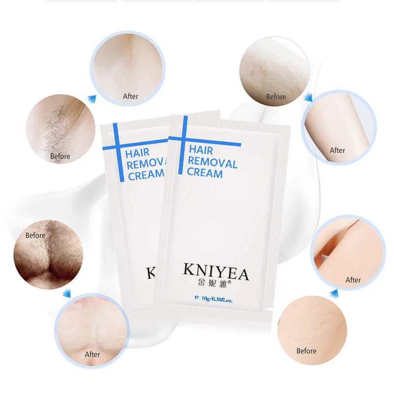 

2017 Gentle hair removal cream painless addition to armpit legs and legs body men and women with 10g bag Epilator depilation