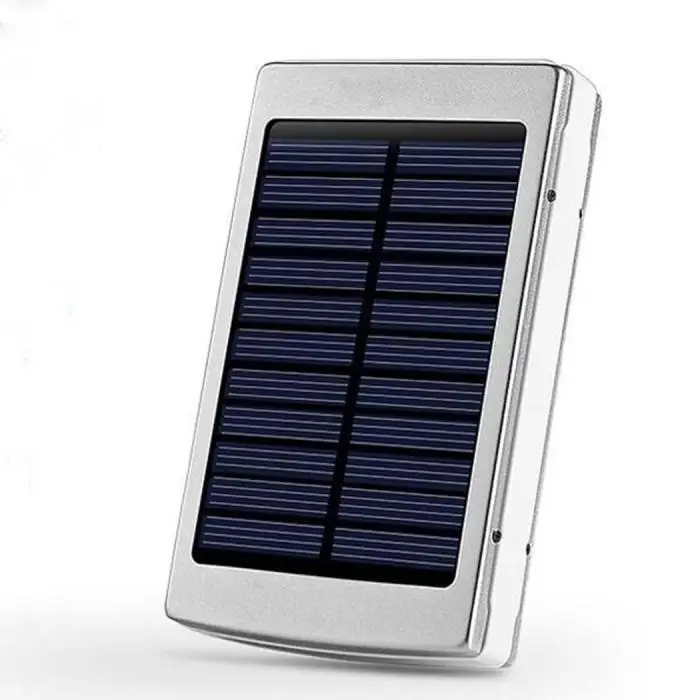 Li батарея 6 Солнечная 2 USB 5 V общая 1 зарядное устройство мощность Вт часов 5 В 5 7500 мАч Полимер о портативном банке 5 1A 18650 Dual 5 V