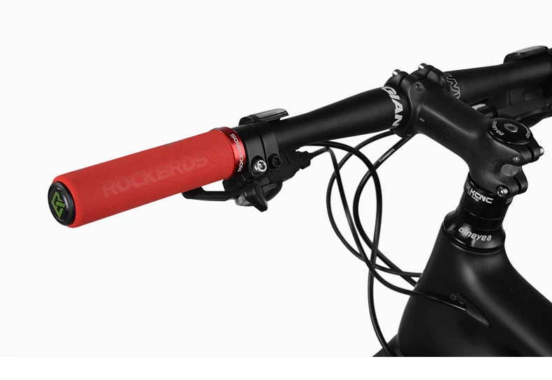 ROCKBROS mtb руль велосипеда ручки силиконовая губка противоскользящие противоударные мягкие велосипедные ручки ультралегкие аксессуары для руля велосипеда