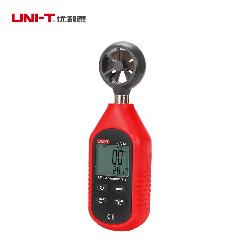 

Mini Digital Wind Speed Meters UNI-T UT363 Pocket Anemometers Speed Temperature Digital Thermometers Diagnostic- tools