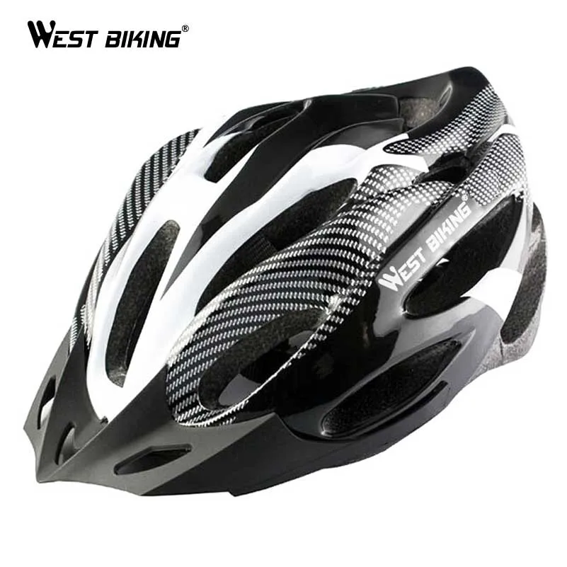 WEST BIKING 21 Vents Multi Sport Carbon Cycle Insect Net Cycling Helmet