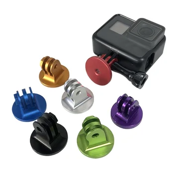 

Tripod Mount Adapter CNC Aluminum Alloy Case Selfie stick Monopod Base for GoPro HERO 7 6 5 4 3 SJCAM EKEN Xiaomi Yi Accessories