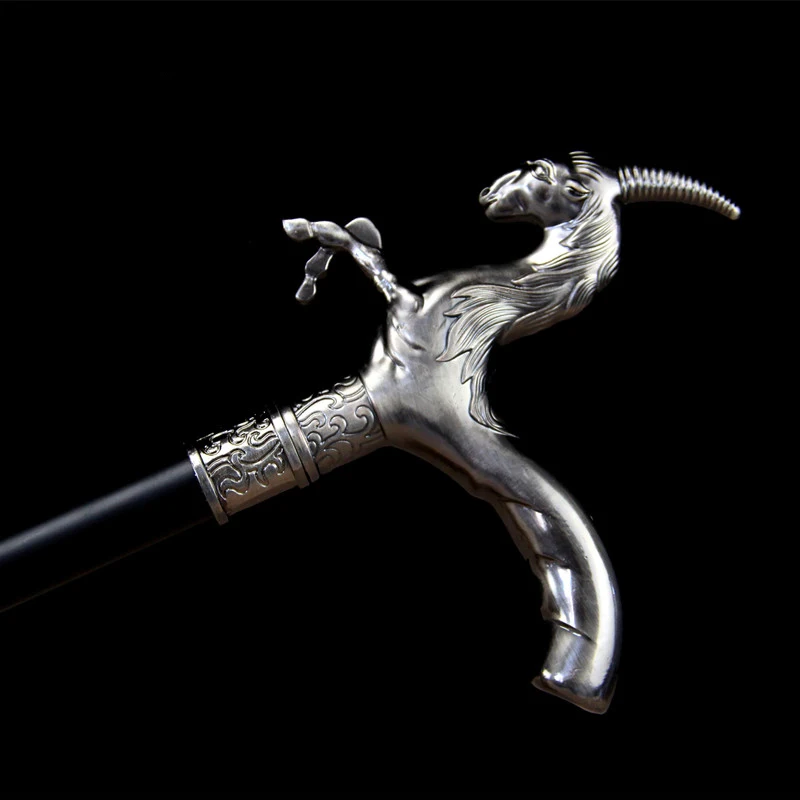 

Self-defense appliances cane sword Can be used as Alpenstocks home decor length=90cm stainless steel material not sharp