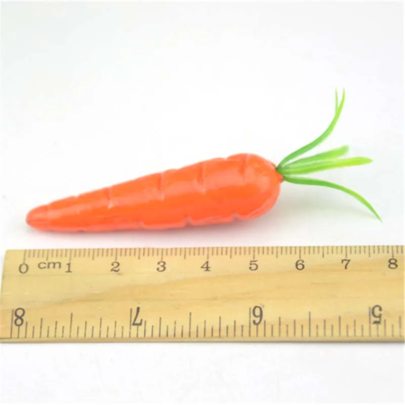 100 шт Мини Искусственные моркови пластиковые цветы из материала pe фрукты и овощи Свадебные украшения для моделирования рождественской елки