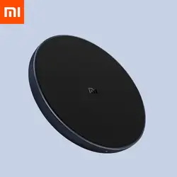 Оригинальное Беспроводное зарядное устройство Xiaomi для samsung Xiaomi Smart output QI Беспроводное стандартное 10 Вт максимальное быстрое зарядное