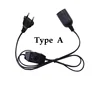 1.8M EU Dimmer Power Cord Cable E27 E14 Lamp Bases round plug with switch wire for chandelier E14 Bulb Holder Lamp 220V 110V ► Photo 3/6