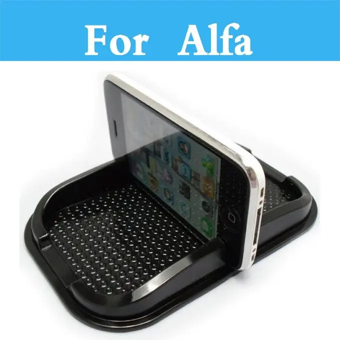 Нескользящий коврик держатель для телефона GPS нескользящий Alfa Romeo 166 147 156 159 4C 8C Brera